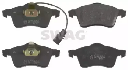 30 91 6464 SWAG Комплект тормозных колодок, дисковый тормоз